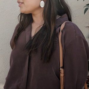 & Other Stories Silk Button Shirt